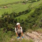 on Mauri e Miki Ferrata Burrone Giovanelli